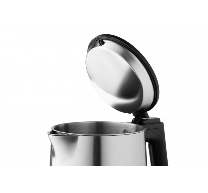 Электрочайник ARDESTO Steel Collection 1.7л, Strix, LED дисплей, двойные стенки, серебристый