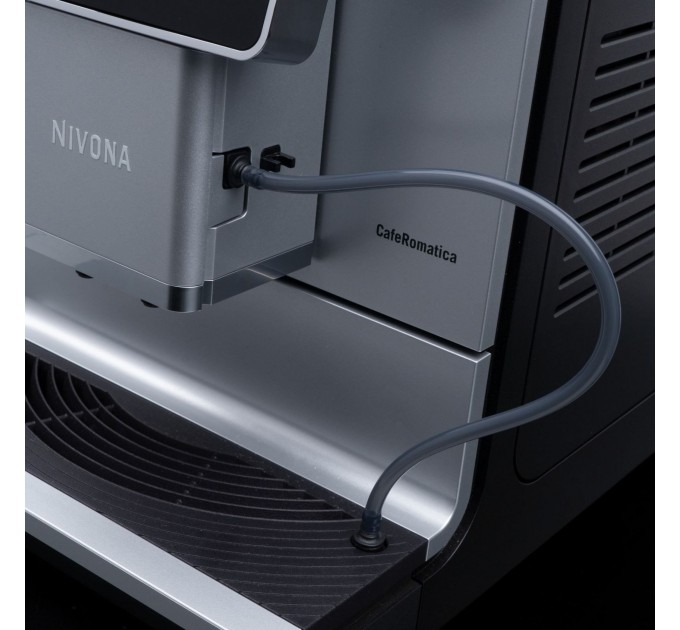 Кавомашина Nivona CafeRomatica 2.2л, зерно + мелена, автомат.капучинатор, авторецептів - 9, чорно - срібний