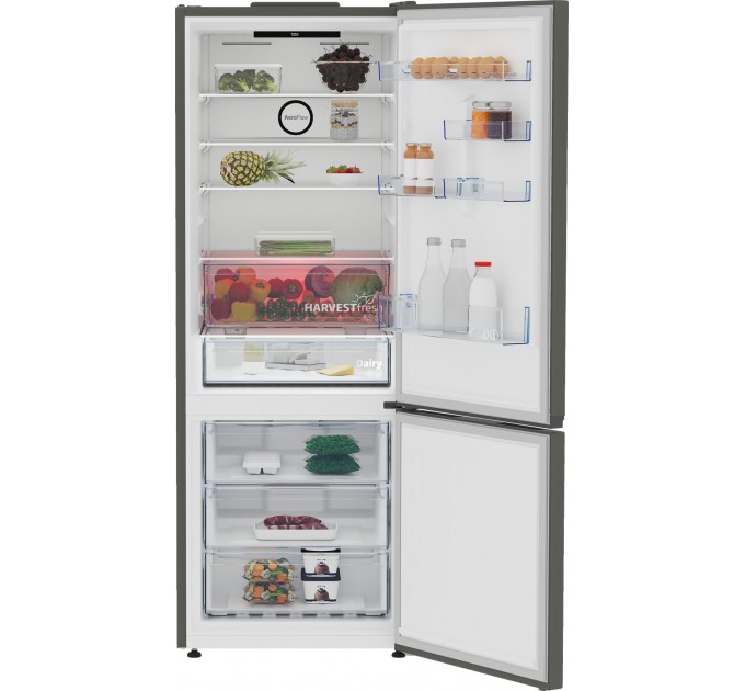 Холодильник Beko с нижн. мороз., 192x70x74.5, xолод.отд.-2340л, мороз.отд.-150л, 2дв., А++, NF, дисплей, HarvestFresh, нерж