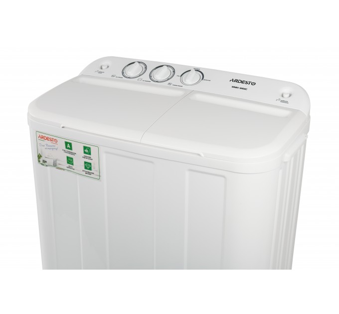 Стиральная машина ARDESTO полуавтомат., 6кг, 1350, A, 41см, отжим, белый