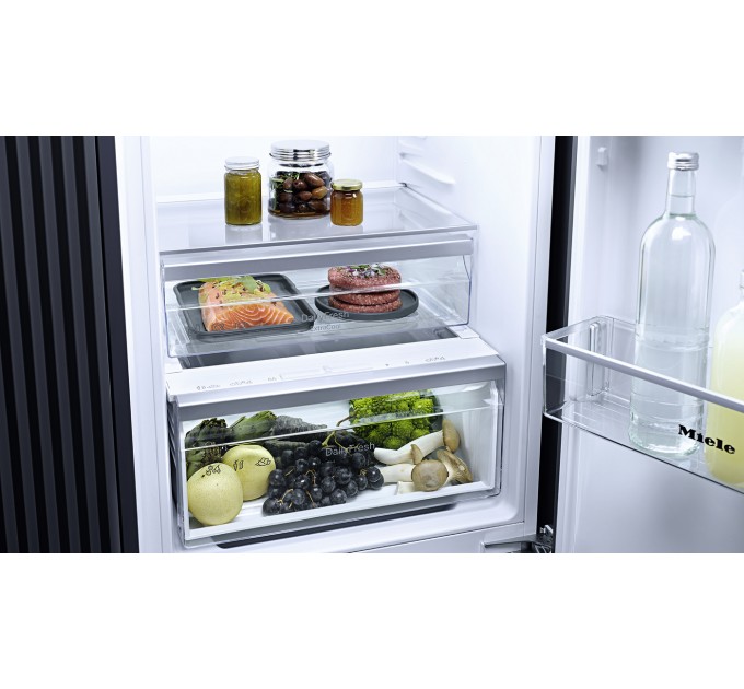 Холодильник Miele KFN 4394 ED el з нижн. мороз., 203x60х66, холод.відд.-279л, мороз.відд.-89л, 2дв., А+, NF, інв., зона нульова, нерж