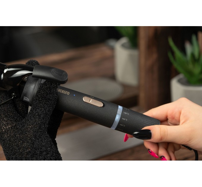 Плойка ARDESTO HC-730G, 45Вт, D -32mm, 90-180C, керамика, черный