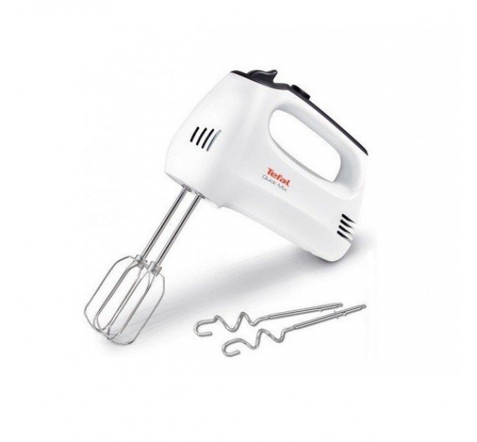 Миксер Tefal ручной Quick Mix 300Вт, насадки-4, турбо, бело-серый