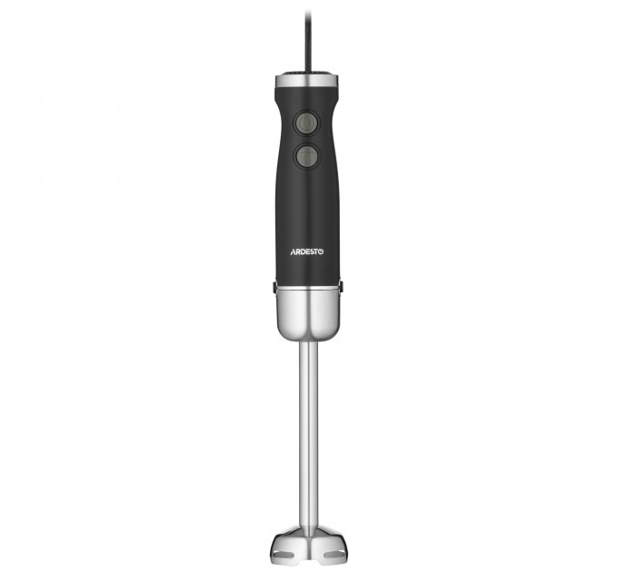 Блендер ARDESTO заглибний 600Вт, чаша-600мл, вінчик для взбивання, чорно-сріблястий