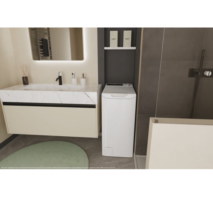 Стиральная машина Candy вертикальная, 6кг, 1200, A+++, 60см, дисплей, инвертор, белый