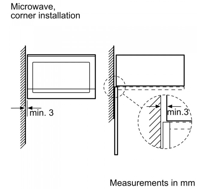 Мікрохвильова піч Siemens вбудована, 25л, електр. керув., 900Вт, гриль, дисплей, чорний