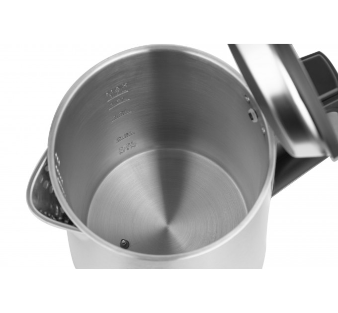 Электрочайник ARDESTO Steel Collection 1.7л, Strix, LED дисплей, двойные стенки, серебристый