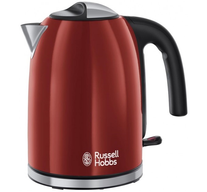 Электрочайник Russell Hobbs Colours Plus 1.7л, металл, красно-черный