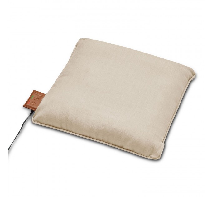 Масажная подушка Beurer для плечей, шеи, спины, ног, литий-ионный аккум., сменный чехол, вес - 1,85кг, бежевый