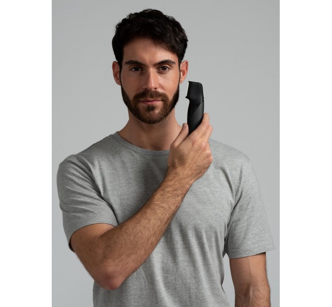 Тример Panasonic, для бороди, вусів, голови та тіла, мережа+акум., насадок-2, чохол, швидка зарядка, чорно-золотий