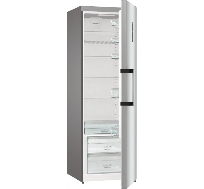 Холодильна камера Gorenje, 185x60х66, 398л, А++, дисплей, зона св-ті, матовий нерж