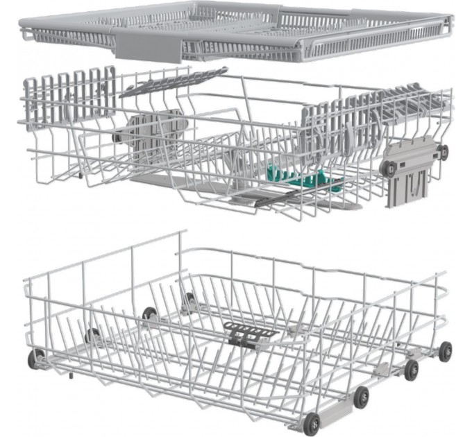 Посудомийна машина Gorenje, 16компл., A+++, 60см, дисплей, 3 кошика, AquaStop, білий