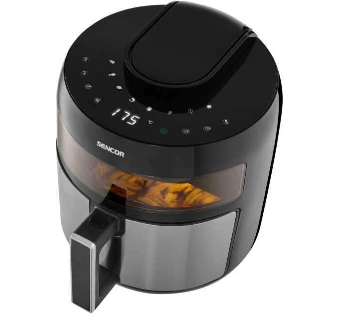 Мультипечь Sencor Vita, 1500Вт, чаша-5л, сенсорное управл., 8 программ, нерж. сталь, пластик, серо-черный
