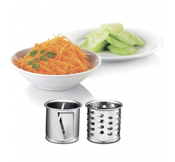 Мясорубка Moulinex, 1600Вт, 1.9кг/мин, 3 решетки, насадка для колбас, кеббе, томатов, пластик/металл, черно-серерый