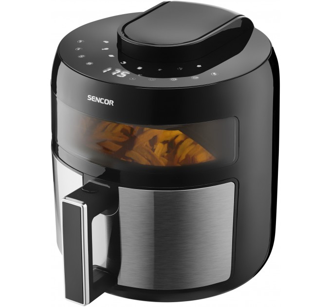 Мультипечь Sencor Vita, 1500Вт, чаша-5л, сенсорное управл., 8 программ, нерж. сталь, пластик, серо-черный