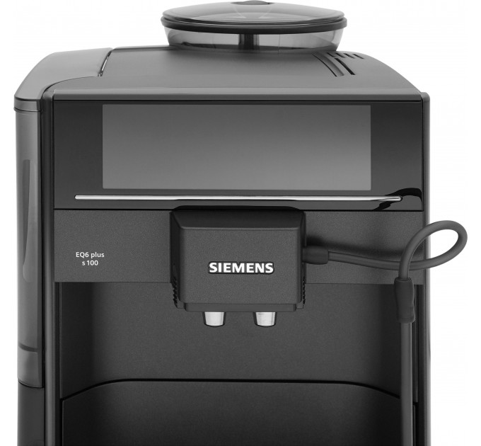 Кавомашина Siemens, 1.7л, зерно+мелена, автомат.капуч, LED-дисплей, авторецептів -8, чорний