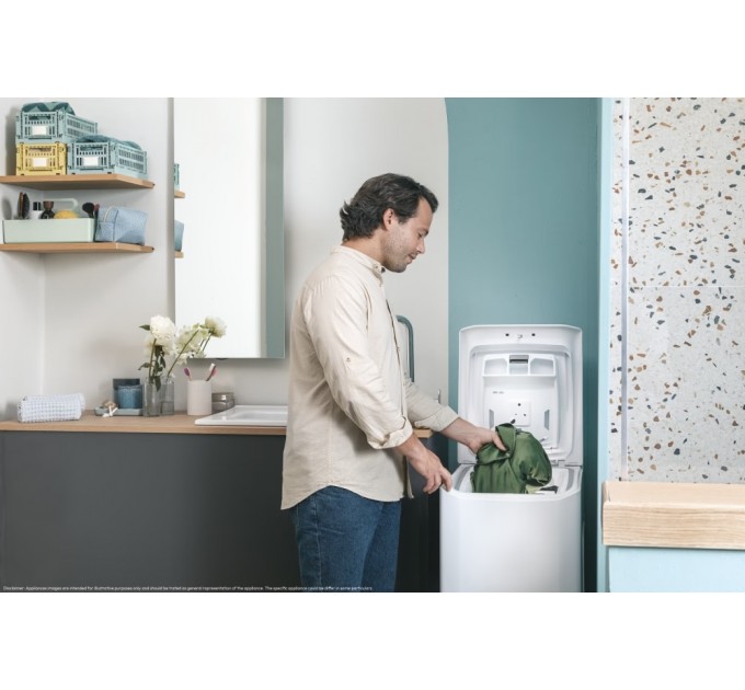 Стиральная машина Candy вертикальная, 6кг, 1200, A+++, 60см, дисплей, инвертор, белый