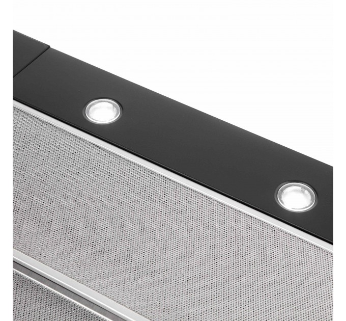 Вытяжка ARDESTO телескопическая, 60см, 450м3ч, метал, 2х1Вт LED, кнопочное, черный