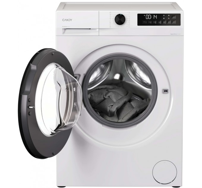 Стиральная машина Candy фронтальная, 8кг, 1400, A+++, 59см, дисплей, пар, инвертор, белый