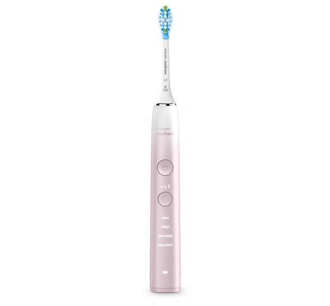 Щітка зубна електр. Philips, Sonicare DiamondClean Prestige 9900, 62т. колив/хв, насадок-1, SenseIQ, зарядний чохол, рожевий