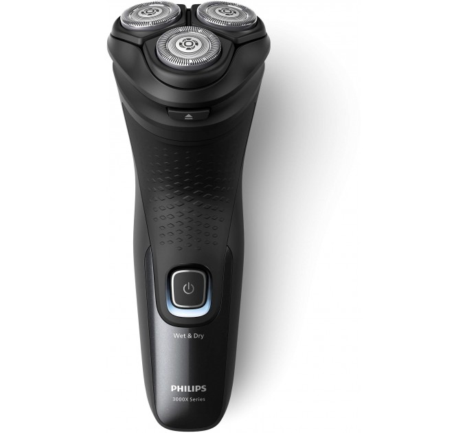 Бритва електр. Philips Series 3000X роторная, бритв.головок-3, Li-Ion, сух.+влажн., триммер, черный