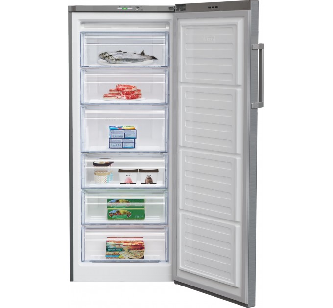 Морозильна камера Beko, 151x60x65, 215л, 1дв., A+, ST, нерж.