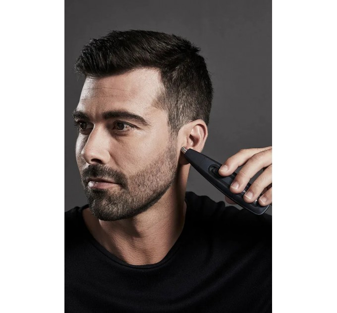 Тример Rowenta Specialist, для бороди, вусів і носа, ААx1, вібраційний мотор, насадок-5, титан.напил., синій