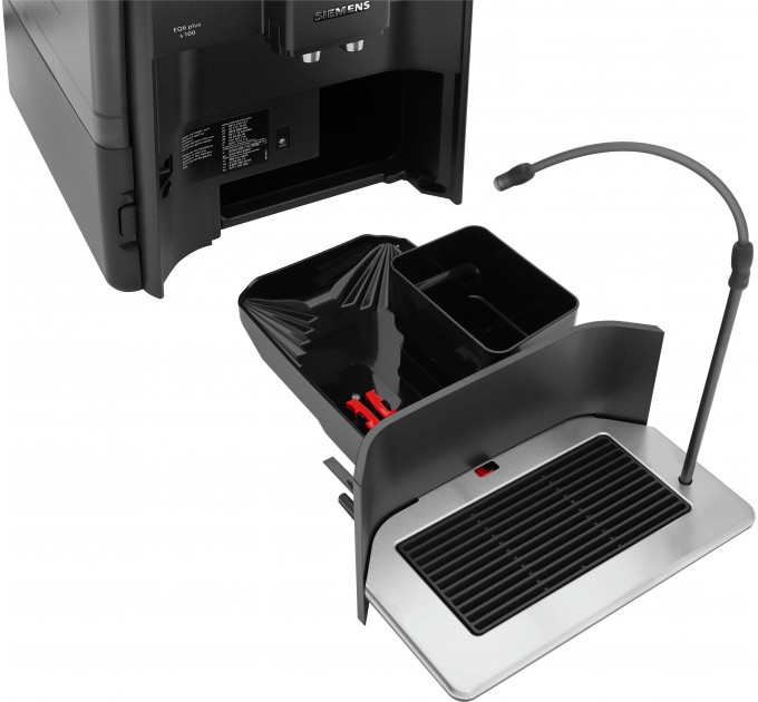 Кавомашина Siemens, 1.7л, зерно+мелена, автомат.капуч, LED-дисплей, авторецептів -8, чорний