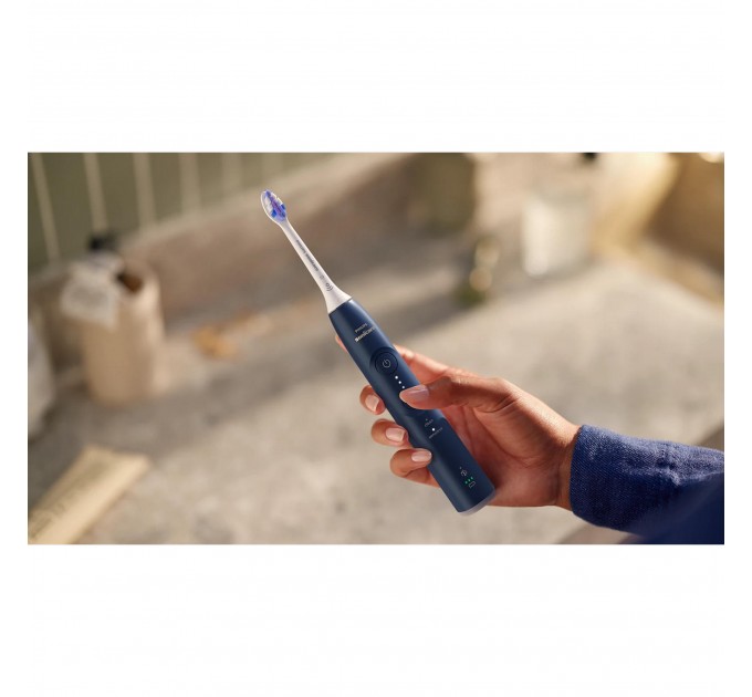 Щітка зубна електр. Philips, Sonicare 6100 Series, 62т. колив/хв, насадок-1, футляр, синій