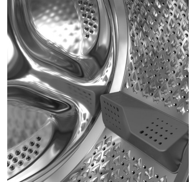 Стиральная машина Whirlpool фронтальная, 8кг, 1400, C, 55см, дисплей, пар, инвертор, люк черный, белый