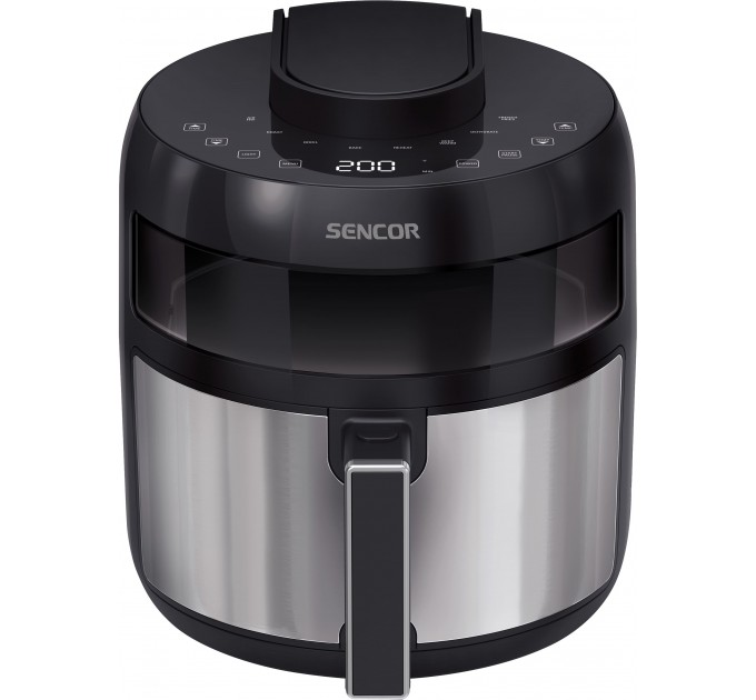 Мультипечь Sencor Vita, 1500Вт, чаша-5л, сенсорное управл., 8 программ, нерж. сталь, пластик, серо-черный