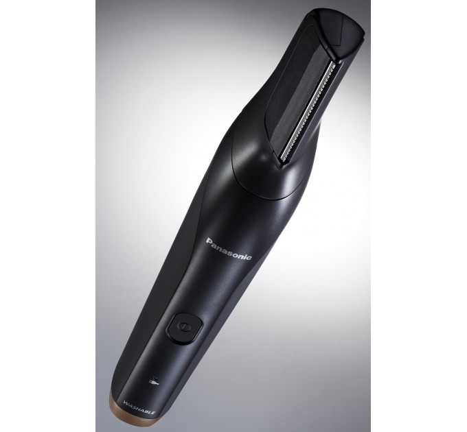 Тример Panasonic, для бороди, вусів, голови та тіла, мережа+акум., насадок-2, чохол, швидка зарядка, чорно-золотий