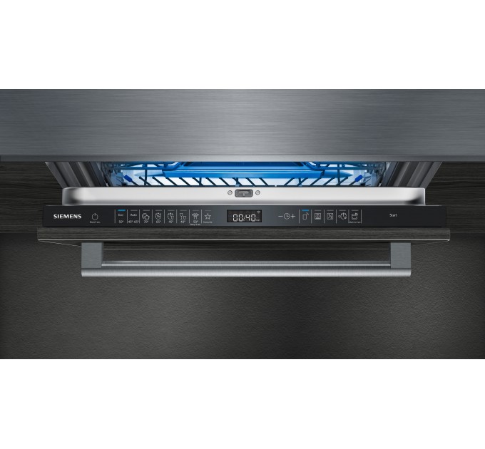 Посудомийна машина Siemens вбудована, 14компл., A+++, 60см, дисплей, 3й кошик, Zeolith, білий