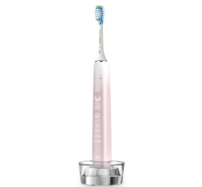 Щітка зубна електр. Philips, Sonicare DiamondClean Prestige 9900, 62т. колив/хв, насадок-1, SenseIQ, зарядний чохол, рожевий