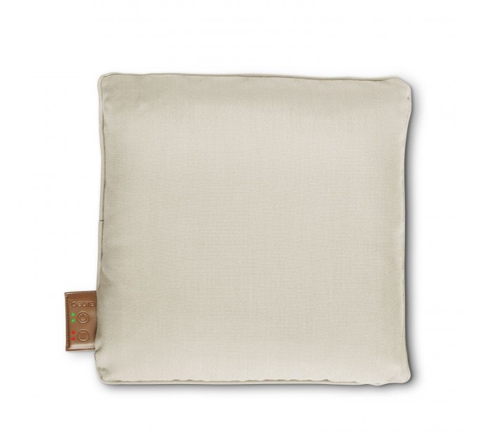 Масажная подушка Beurer для плечей, шеи, спины, ног, литий-ионный аккум., сменный чехол, вес - 1,85кг, бежевый