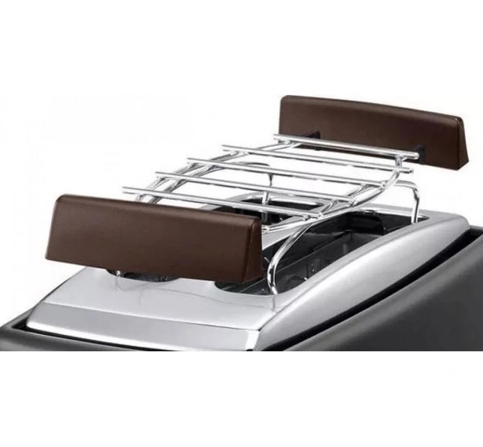 Тостер DeLonghi Icona Vintage 900Вт, металл, односторонний подогрев, черный