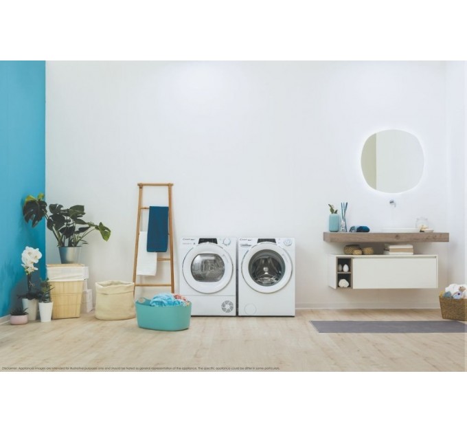 Сушильная машина Candy тепловой насос, 10кг, A++, 59,6см, дисплей, Wi-Fi + Bluetooth, белый