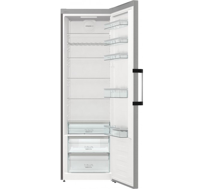 Холодильна камера Gorenje, 185x60х66, 398л, А++, дисплей, зона св-ті, матовий нерж