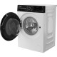 Стиральная машина Whirlpool фронтальная, 8кг, 1400, C, 55см, дисплей, пар, инвертор, люк черный, белый