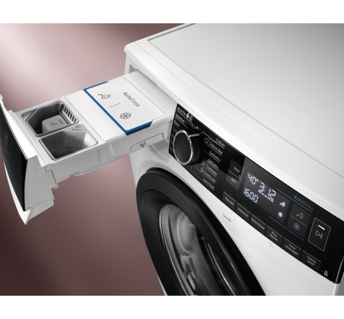 Стиральная машина Electrolux фронтальная, 9кг, 1400, A+++, 66см, дисплей, пар, инвертор, автодоз, белый