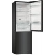 Холодильник Gorenje NRK619EABXL4 з нижн. мороз. камерою, 185х60х60см, 2 дв., Х- 204л, М- 96л, A+, NoFrost Plus, Fresh zone, чорний