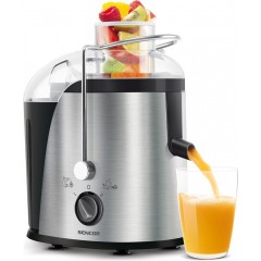 Соковыжималка Sencor центробежная 400Вт, жмых-1.2л, пластик/металл, серый