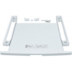 Комплект монтажний Siemens для з'єднання пральної машини з сушильною машиною, висувна полиця, білий