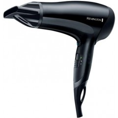 Фен Remington Power Dry 2000, 2000Вт, режимов-3, иониз-я, хол. обдув, эко режим, черный