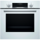 Духовой шкаф Bosch электрический, 66л, A, дисплей, конвекция, телескопические направляющие, белый