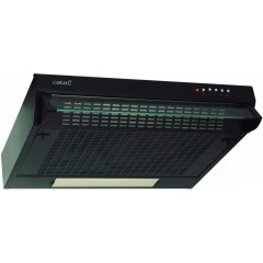 Вытяжка Cata плоская, 60см, 350м.куб/ч, F 2060 bk, черный