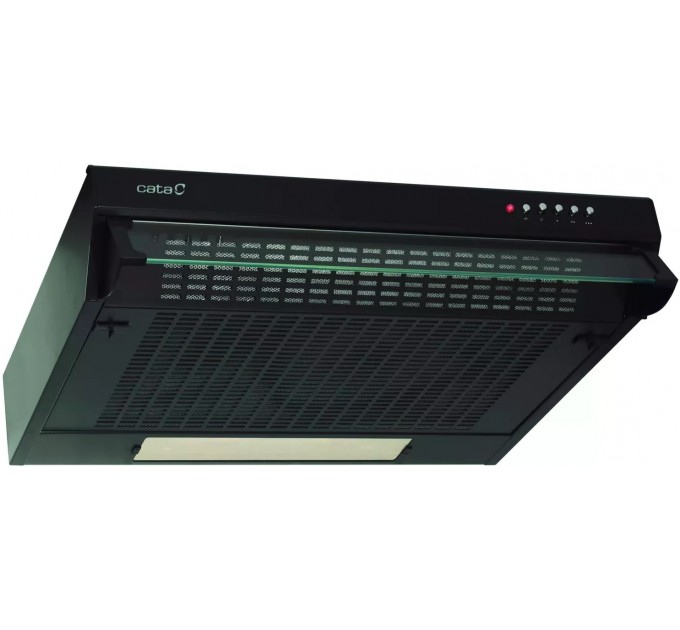 Вытяжка Cata плоская, 60см, 350м.куб/ч, F 2060 bk, черный