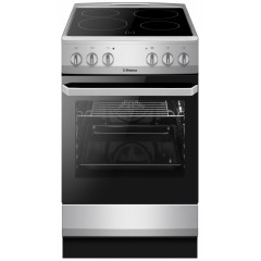 Плита Hansa електрична склокерамічна, 62л, 50x60см, конвекція, нерж