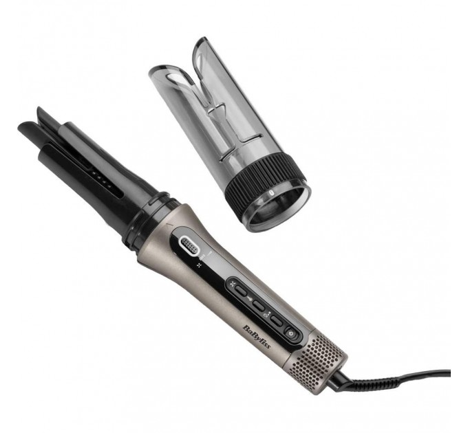 Стайлер Babyliss Style Secret Air, автоматичний , 256Вт, темп.режимів-2, 150C–200С, іонізація, кераміка, чорно-золотистий
