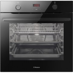 Духовка электр. Hansa, 60см, 77л, A, гриль, емаль легкого очищення, диспл., чорний